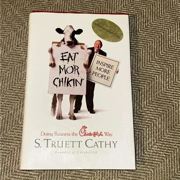 LOT of 3:Chick-fil-A employee/team member tumbler/water bottle/signed book - Picture 1 of 11